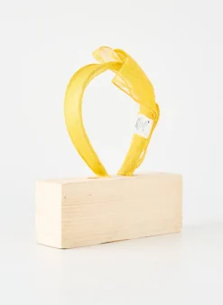 Accessoire Pour Cheveux Tout En Tete Jaune
