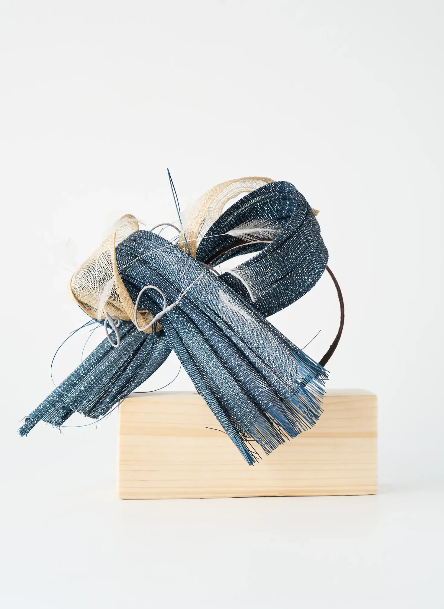Accessoire Pour Cheveux Virginie Poisson Bleu