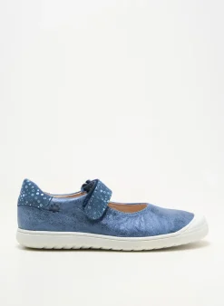 Ballerines Acebos Bleu Bout Rond