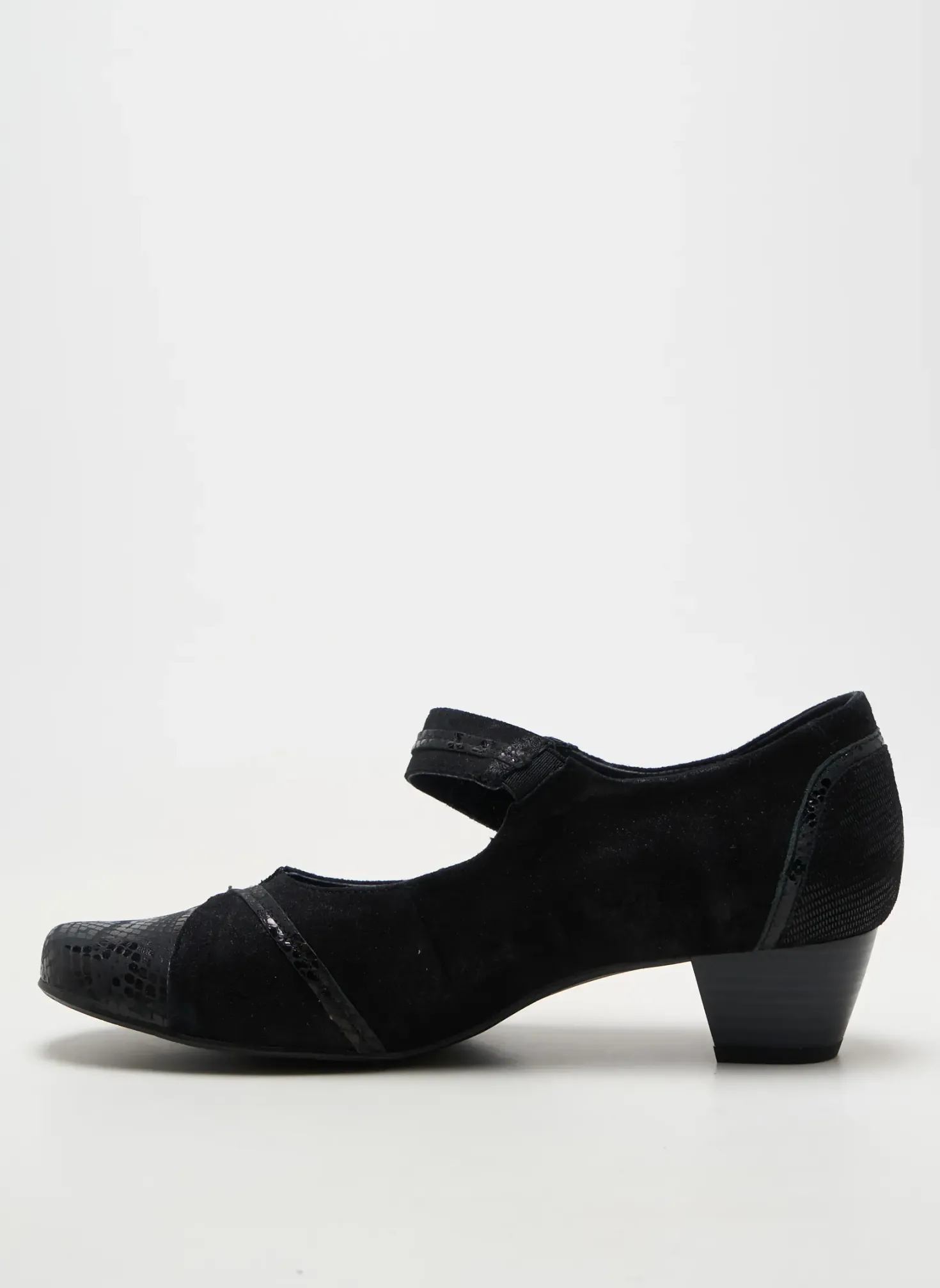 Ballerines Artika Soft Noir Talon De 4 À 6cm
