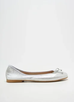 Ballerines Bella Storia Argent Talon Plat Jusqu'à 3cm