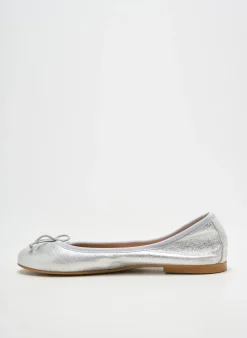 Ballerines Bella Storia Argent Talon Plat Jusqu'à 3cm