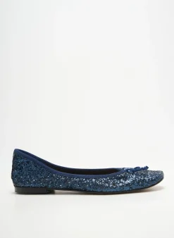Ballerines Bella Storia Bleu Talon Plat Jusqu'à 3cm