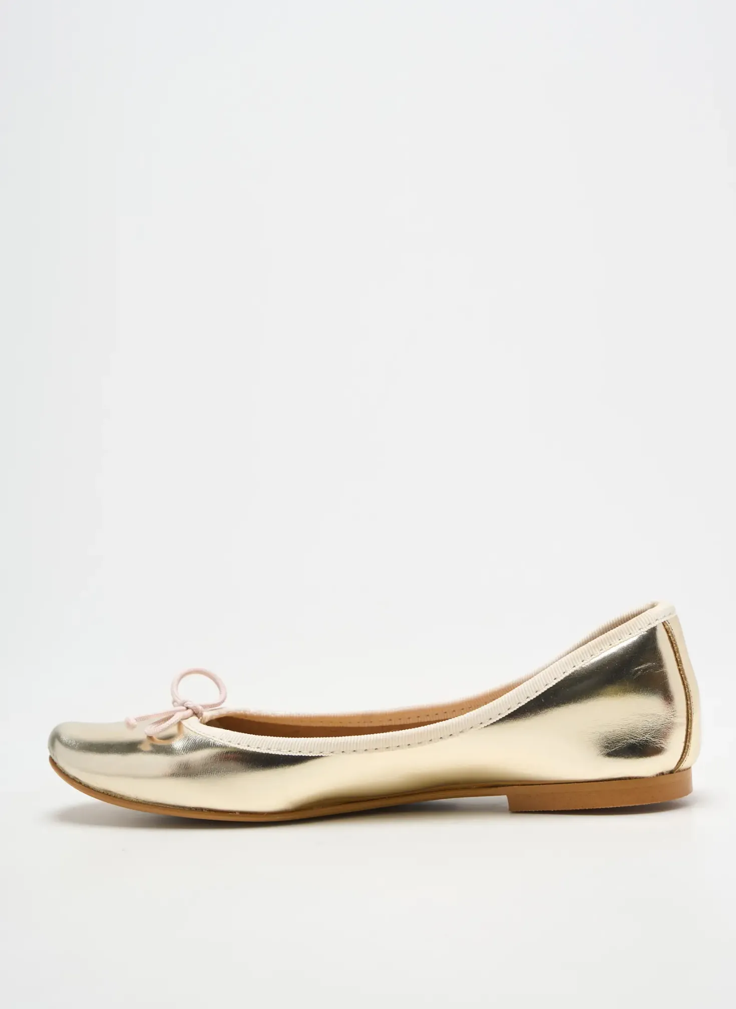 Ballerines Bella Storia Or Talon Plat Jusqu'à 3cm