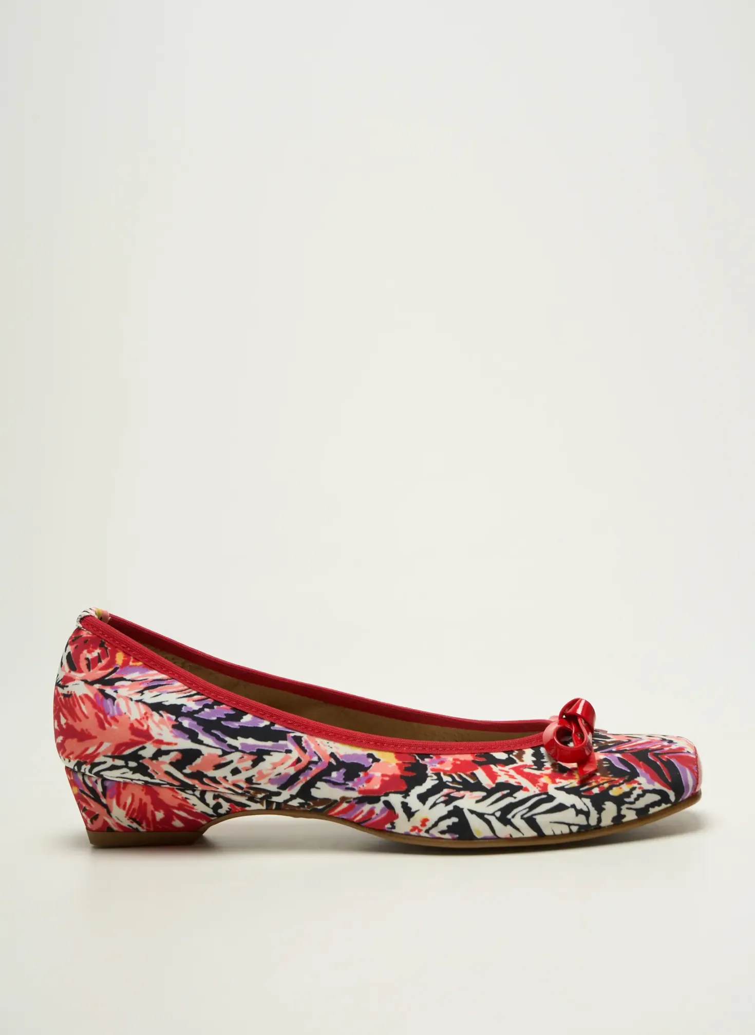 Ballerines Caractere Rouge Talon Plat Jusqu'à 3cm