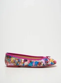 Ballerines Coco Et Abricot Rose Talon Plat Jusqu'à 3cm
