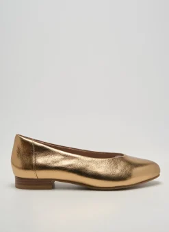 Ballerines Damart Or Talon Plat Jusqu'à 3cm