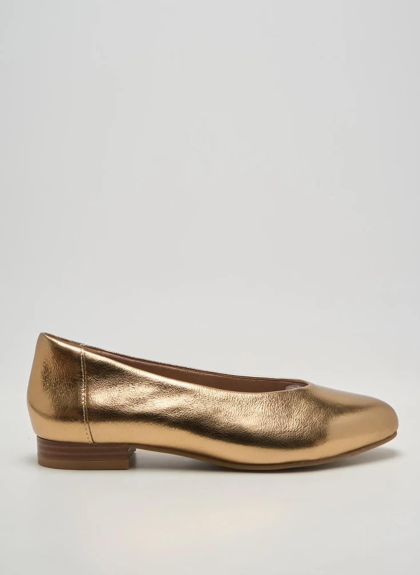 Ballerines Damart Or Talon Plat Jusqu'à 3cm
