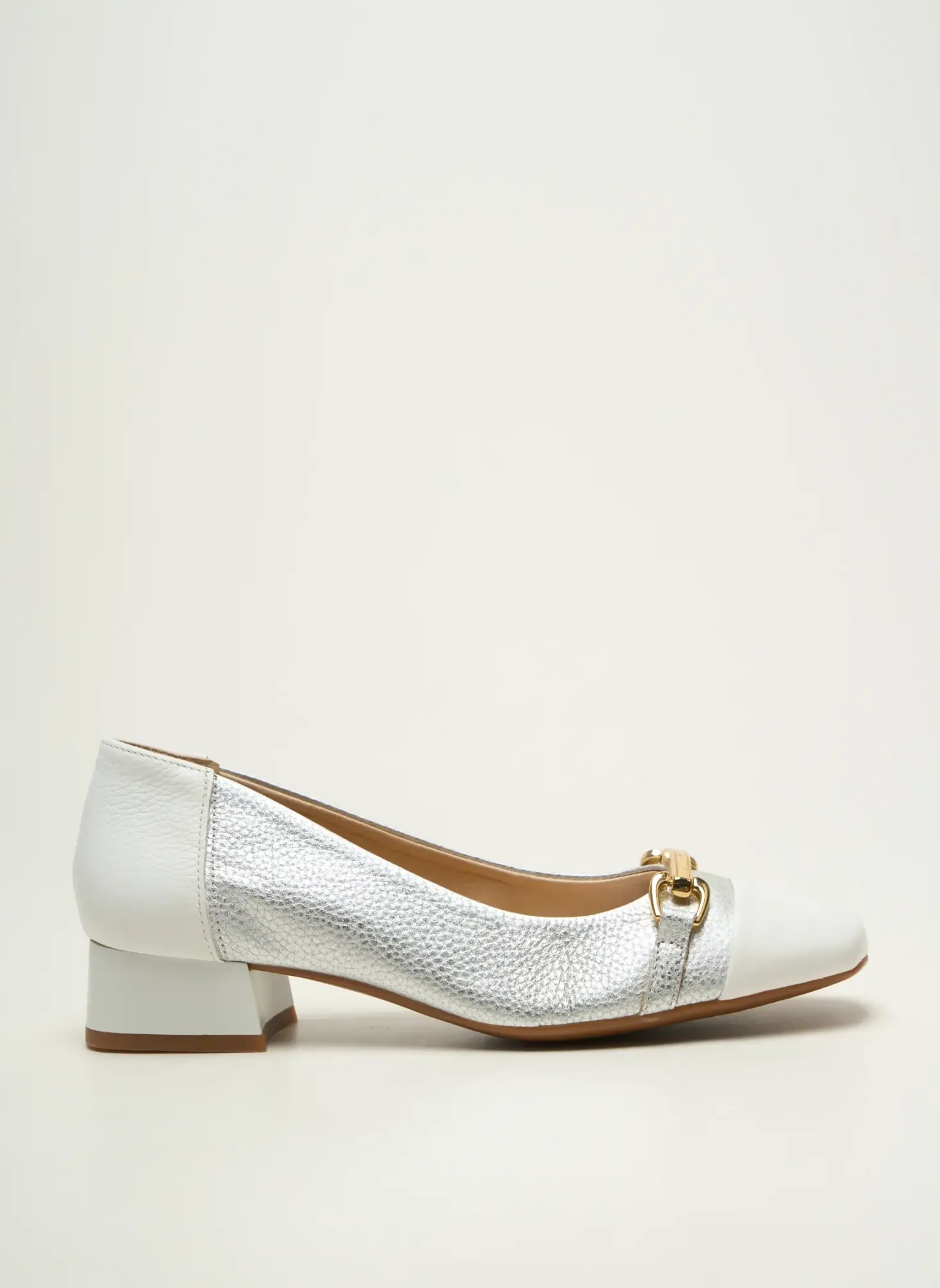 Ballerines Dorking Argent Talon Plat Jusqu'à 3cm
