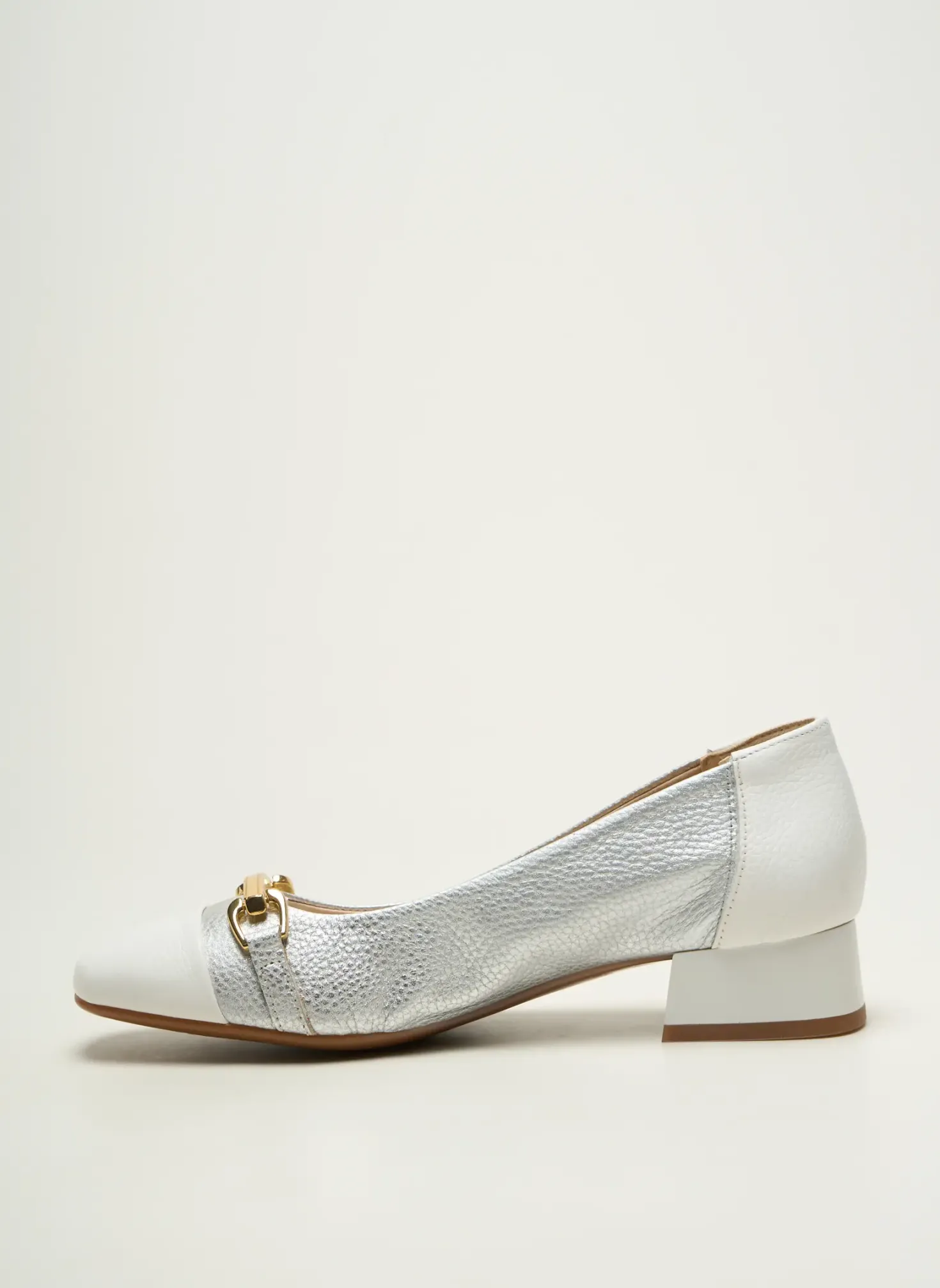 Ballerines Dorking Argent Talon Plat Jusqu'à 3cm