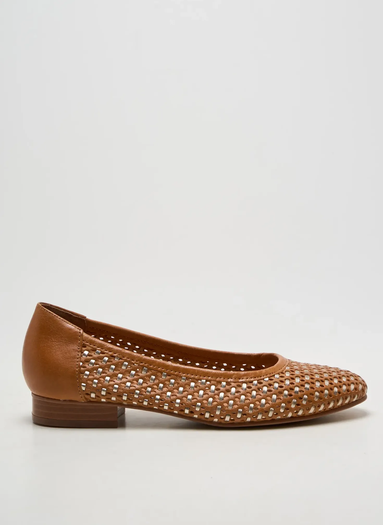 Ballerines Emilie Karston Marron Talon Plat Jusqu'à 3cm