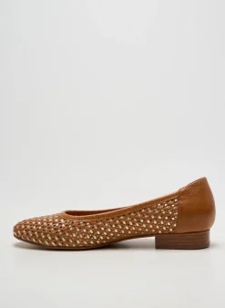 Ballerines Emilie Karston Marron Talon Plat Jusqu'à 3cm