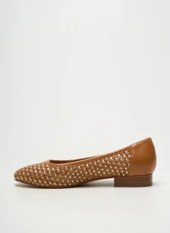 Ballerines Emilie Karston Marron Talon Plat Jusqu'à 3cm