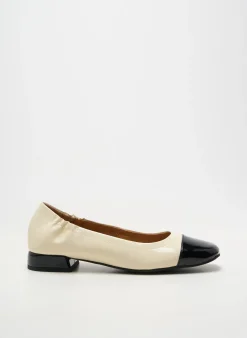 Ballerines Fugitive Beige Talon Plat Jusqu'à 3cm