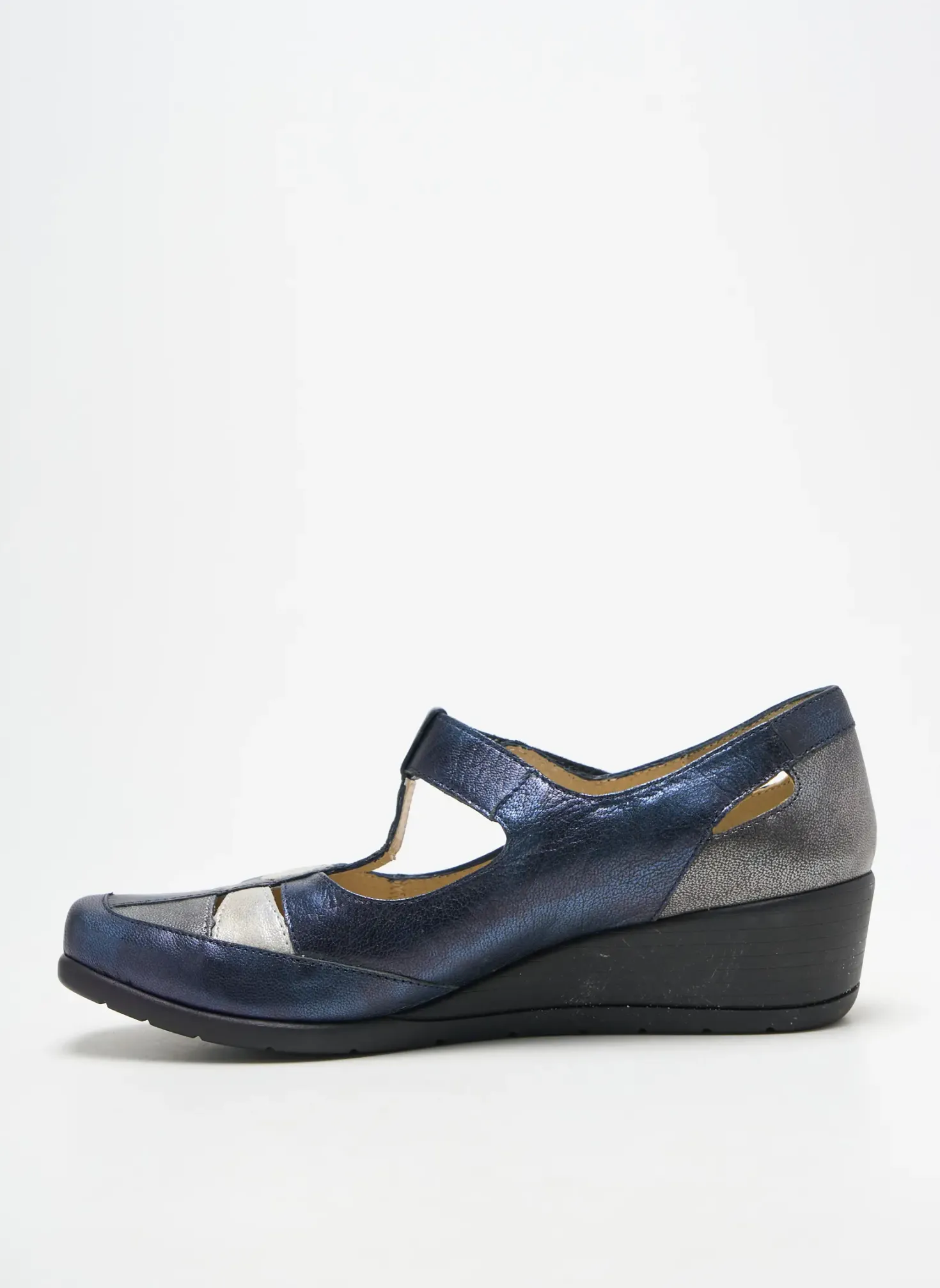Ballerines Geo-reino Bleu Talon De 4 À 6cm