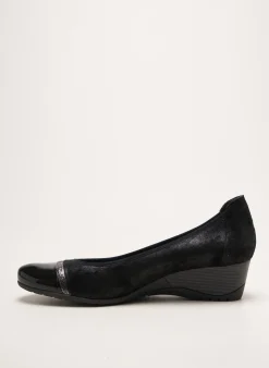 Ballerines Geo-reino Noir Talon De 4 À 6cm