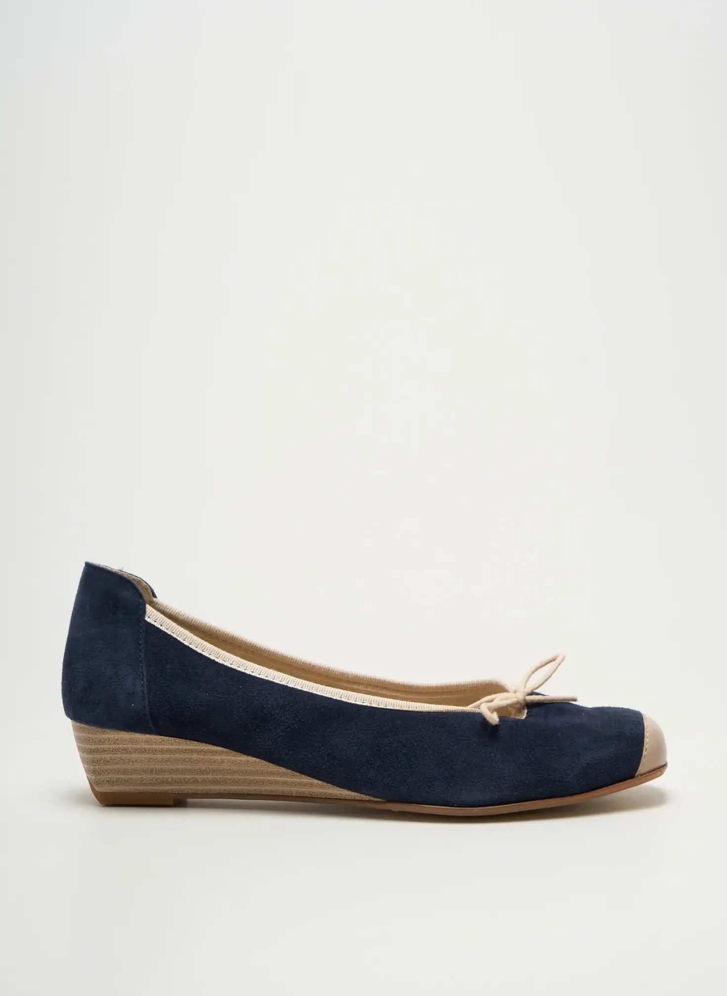 Ballerines Hirica Bleu Talon Plat Jusqu'à 3cm