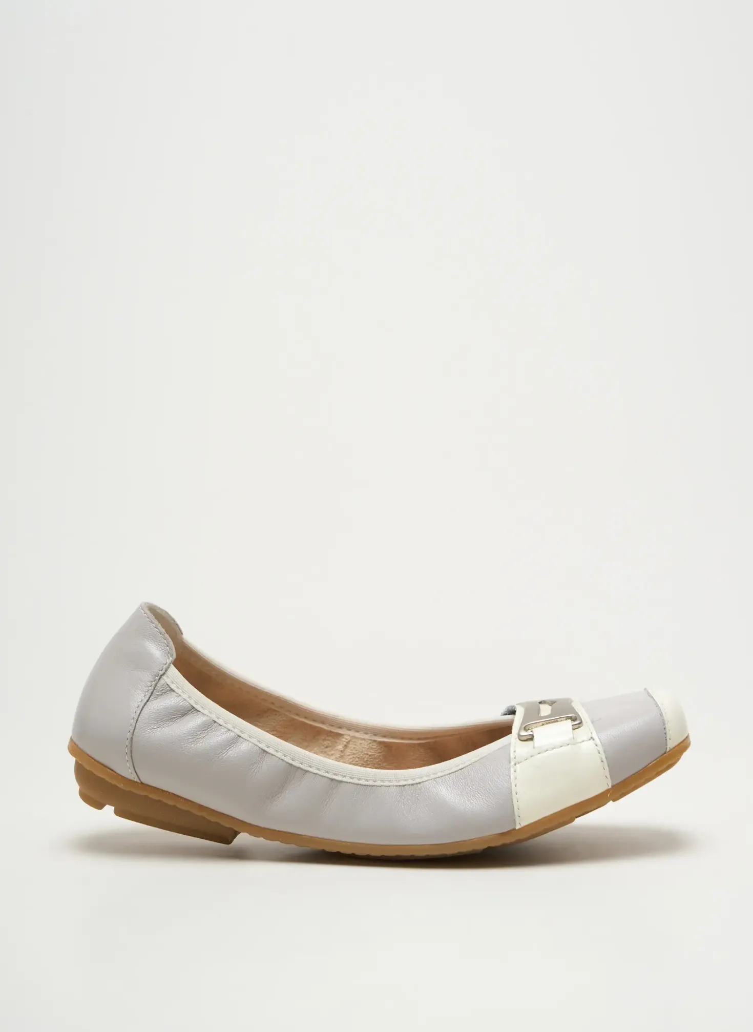 Ballerines Hirica Gris Talon Plat Jusqu'à 3cm