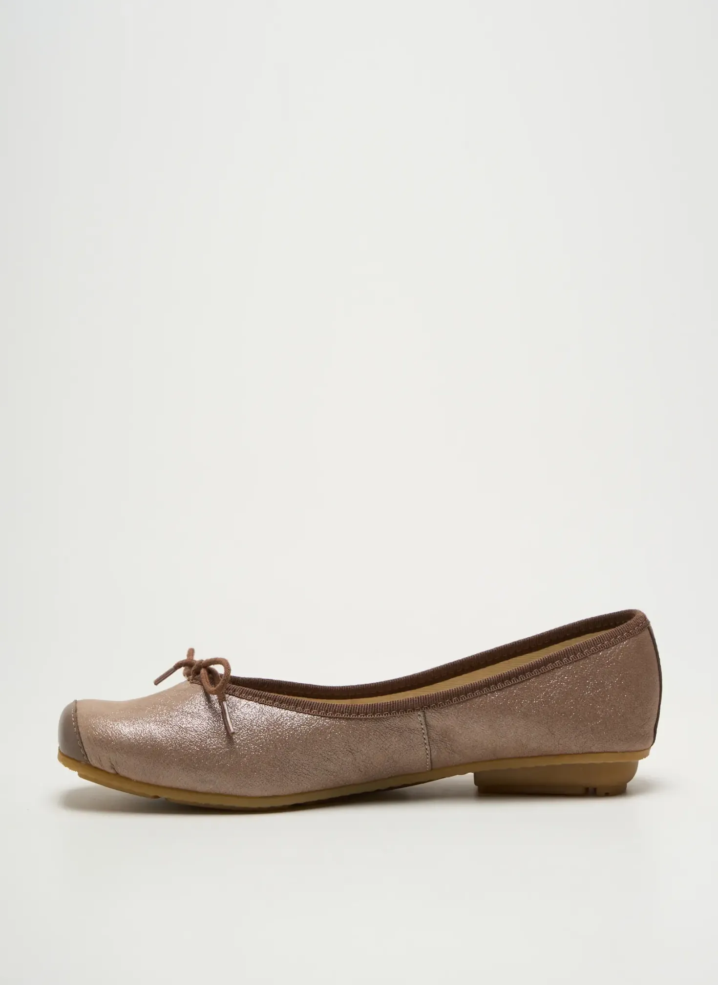 Ballerines Hirica Marron Talon Plat Jusqu'à 3cm