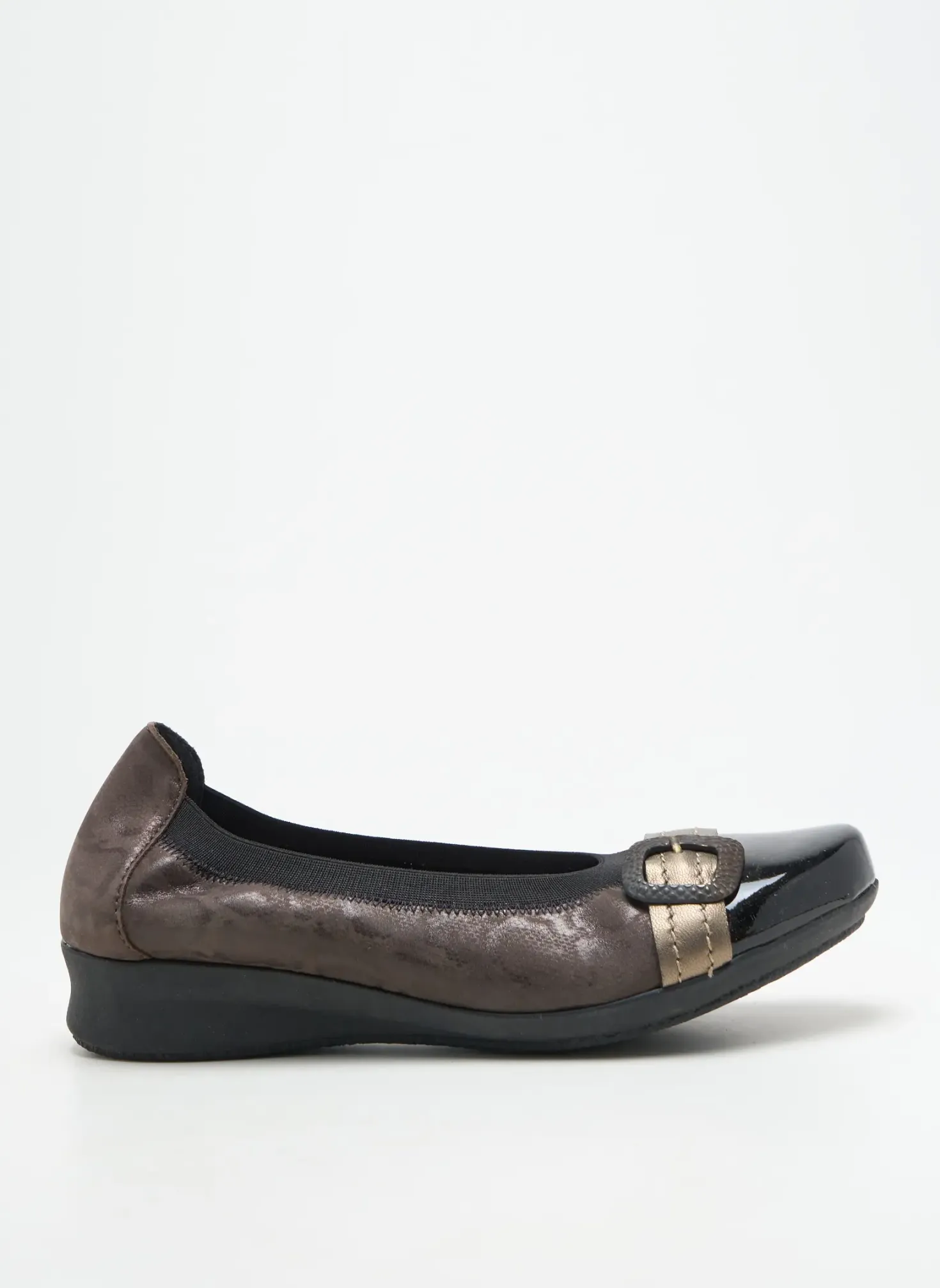 Ballerines Hirica Marron Talon Plat Jusqu'à 3cm