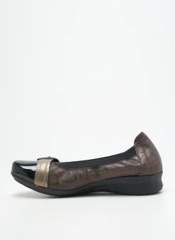 Ballerines Hirica Marron Talon Plat Jusqu'à 3cm