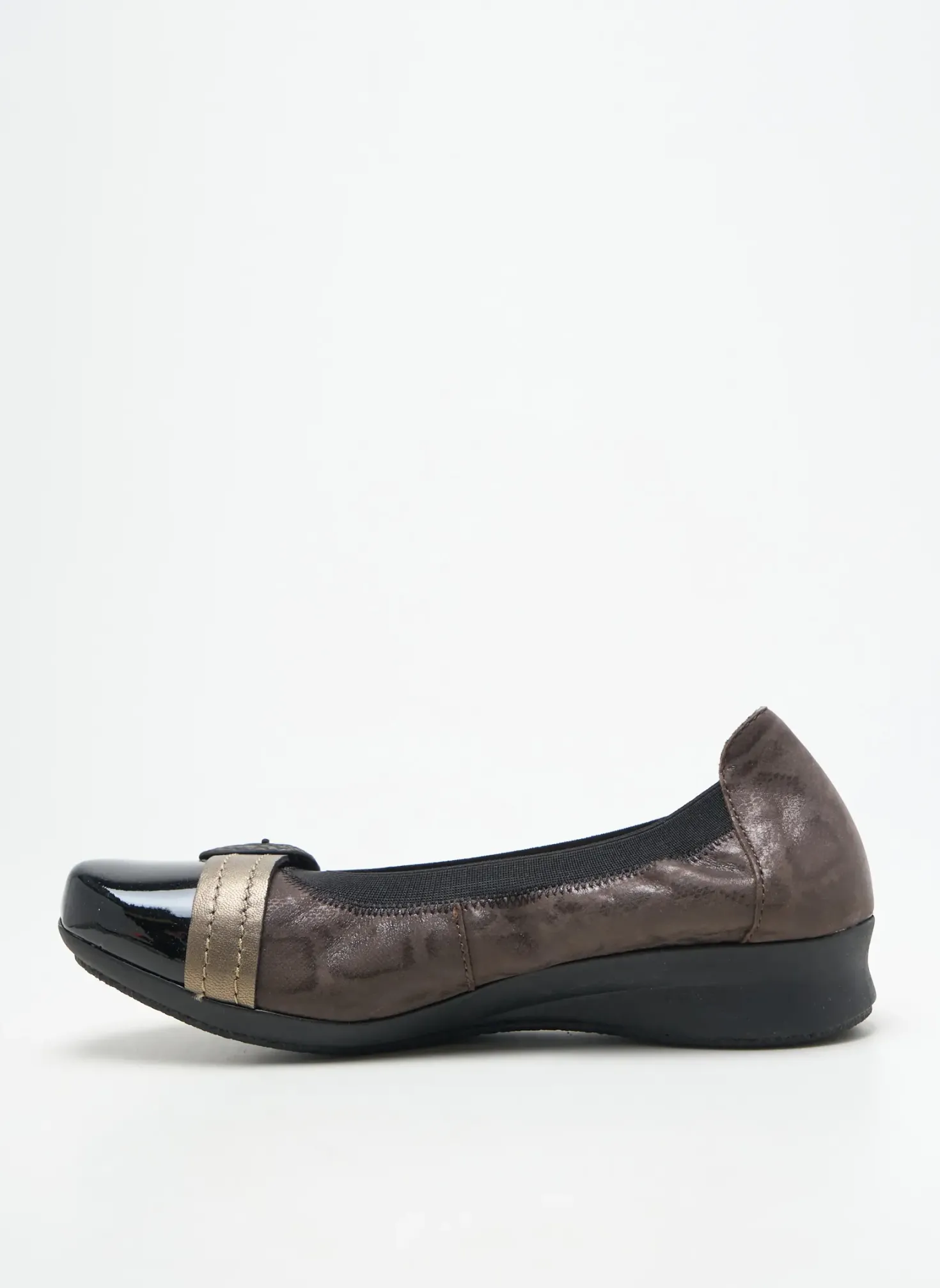 Ballerines Hirica Marron Talon Plat Jusqu'à 3cm