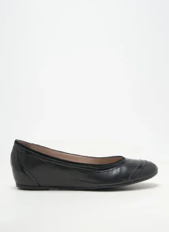 Ballerines Homers Noir Talon Plat Jusqu'à 3cm