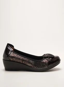 Ballerines Infini Marron Talon De 4 À 6cm