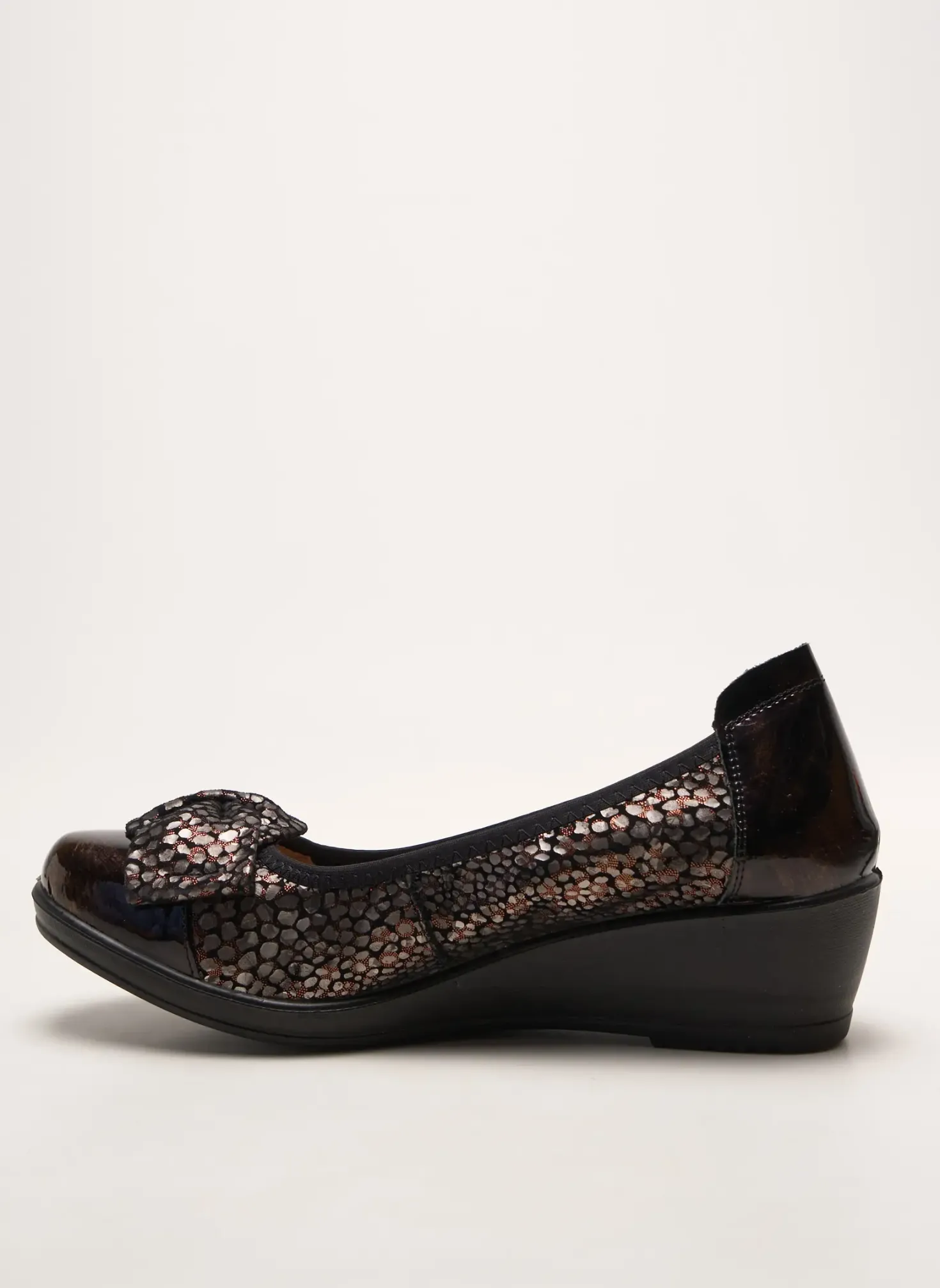 Ballerines Infini Marron Talon De 4 À 6cm