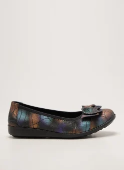 Ballerines Infini Noir Talon Plat Jusqu'à 3cm