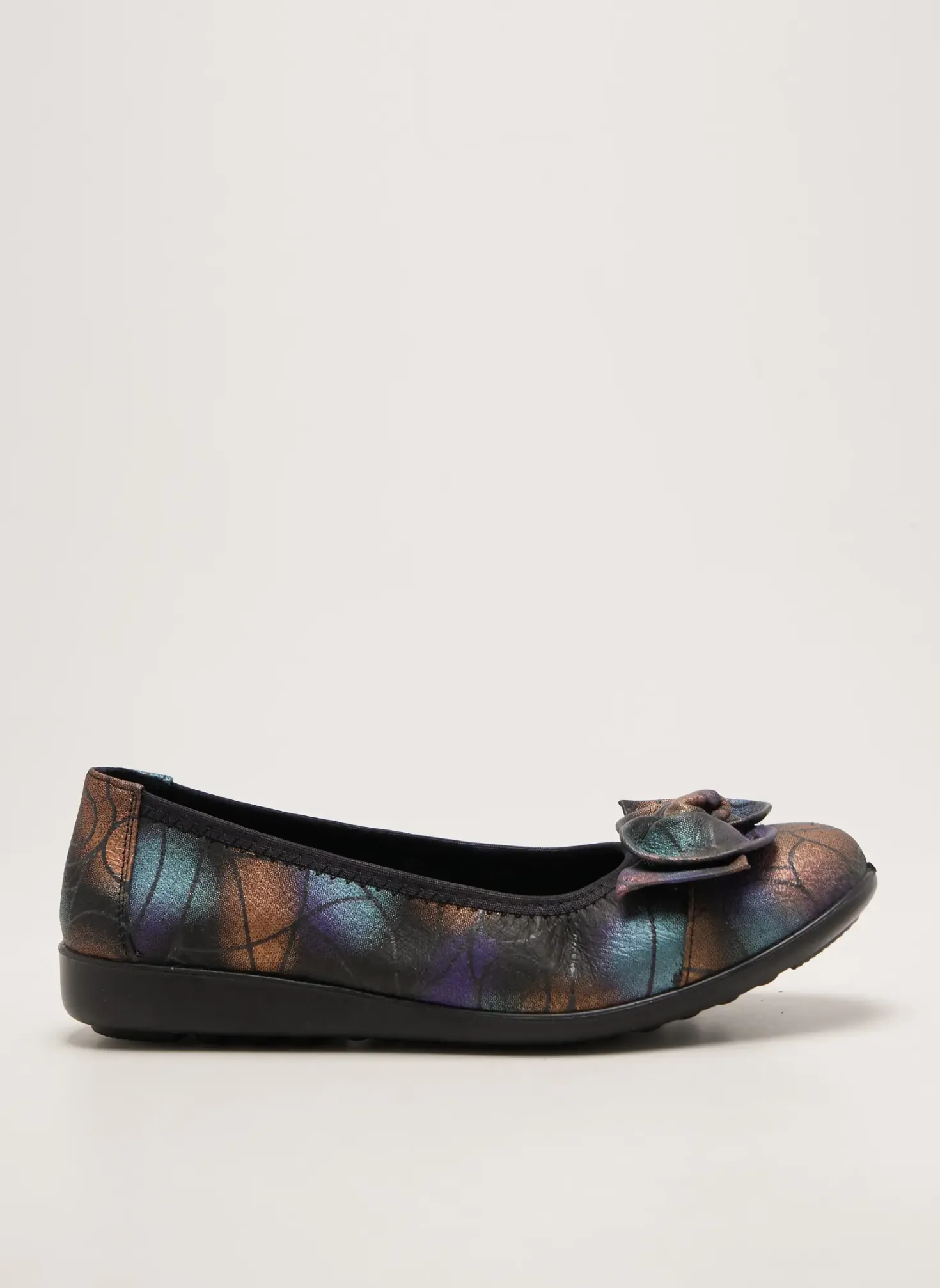 Ballerines Infini Noir Talon Plat Jusqu'à 3cm