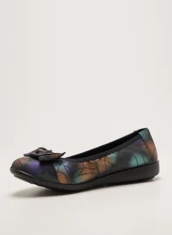 Ballerines Infini Noir Talon Plat Jusqu'à 3cm