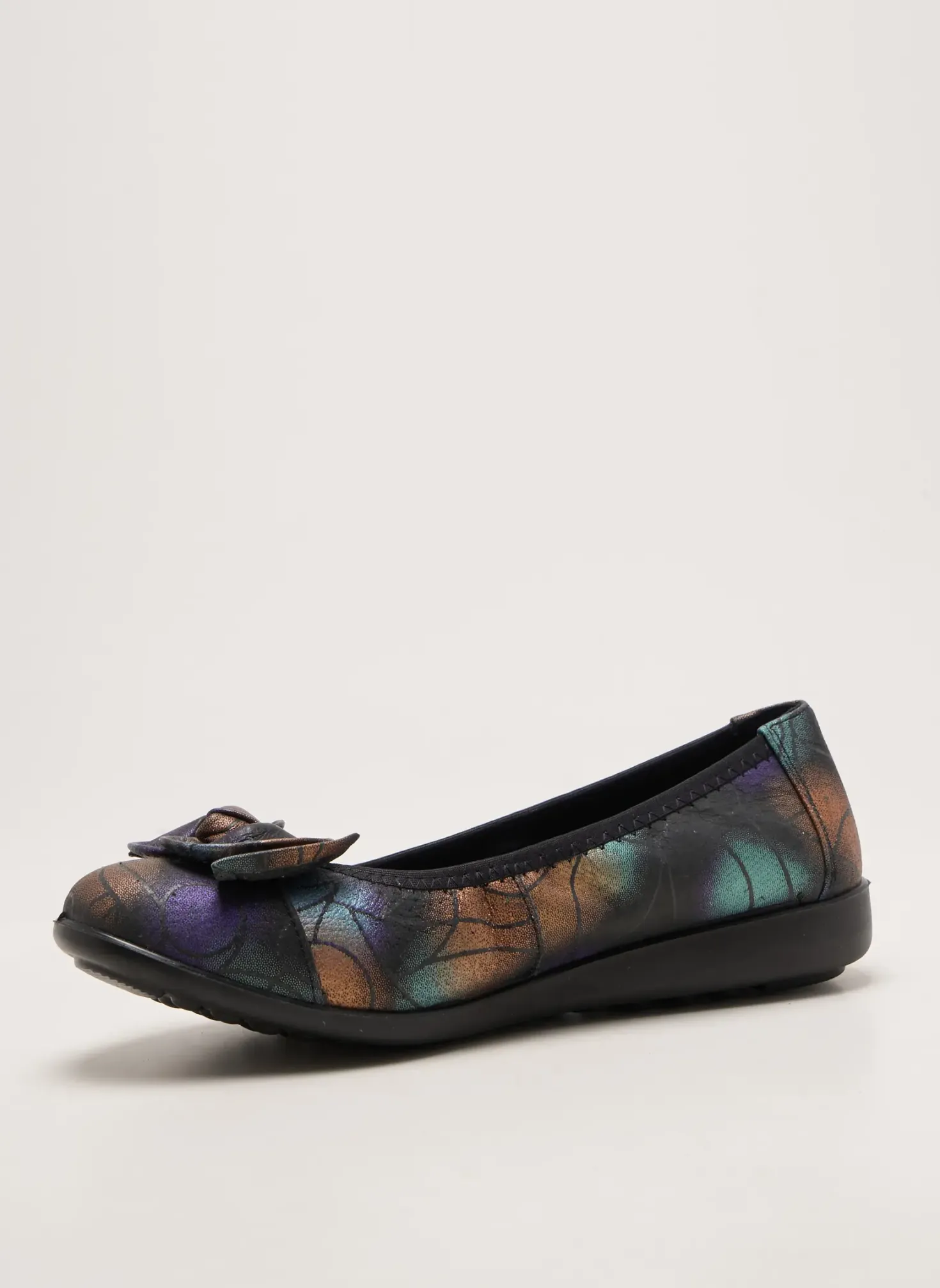 Ballerines Infini Noir Talon Plat Jusqu'à 3cm