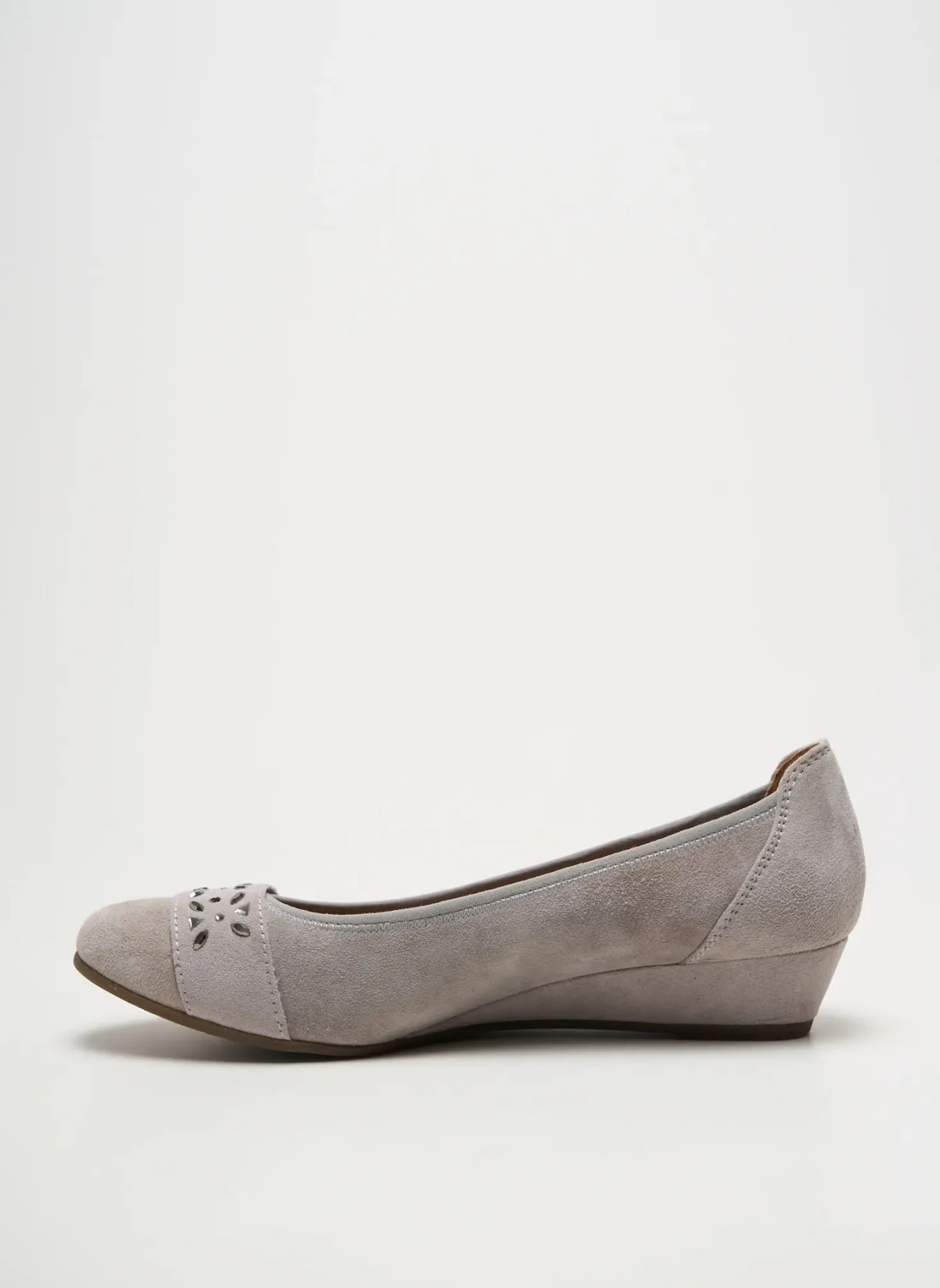Ballerines Jana Gris Talon De 4 À 6cm