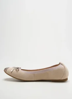 Ballerines Jb Martin Beige Talon Plat Jusqu'à 3cm