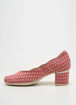 Ballerines Jose Saenz Rose Talon De 4 À 6cm