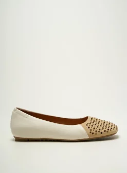 Ballerines Mam'zelle Beige Talon Plat Jusqu'à 3cm