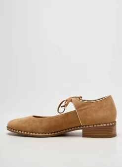 Ballerines Mam'zelle Beige Talon Plat Jusqu'à 3cm