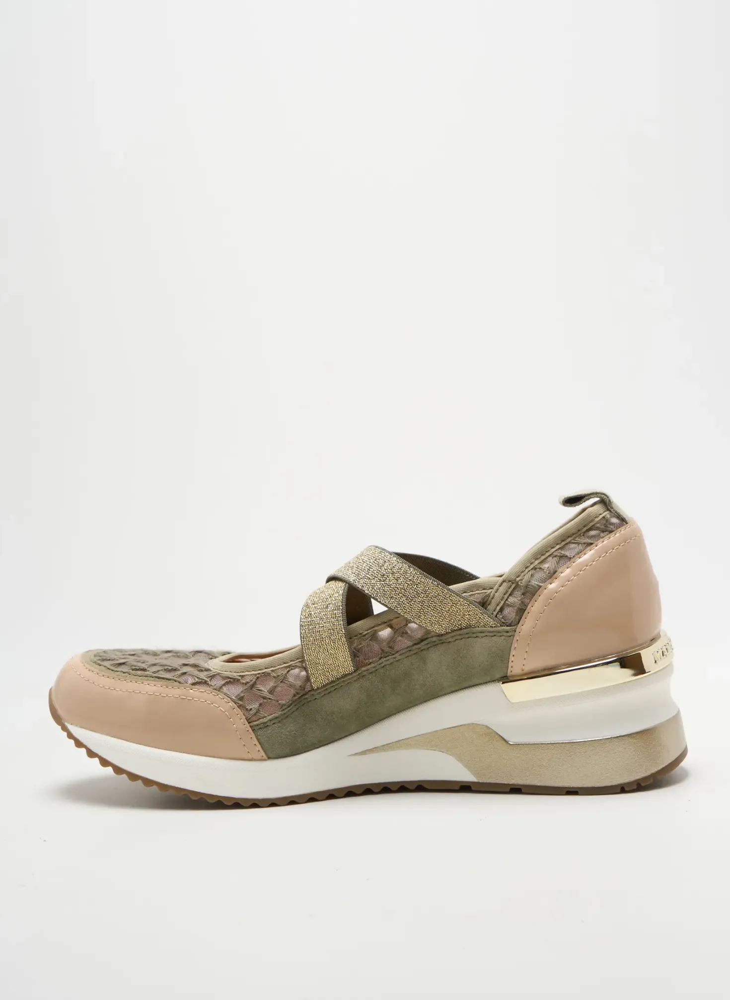 Ballerines Mam'zelle Vert Talon De 4 À 6cm