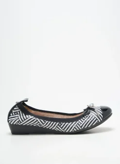 Ballerines Metamorf'ose Noir Talon Plat Jusqu'à 3cm