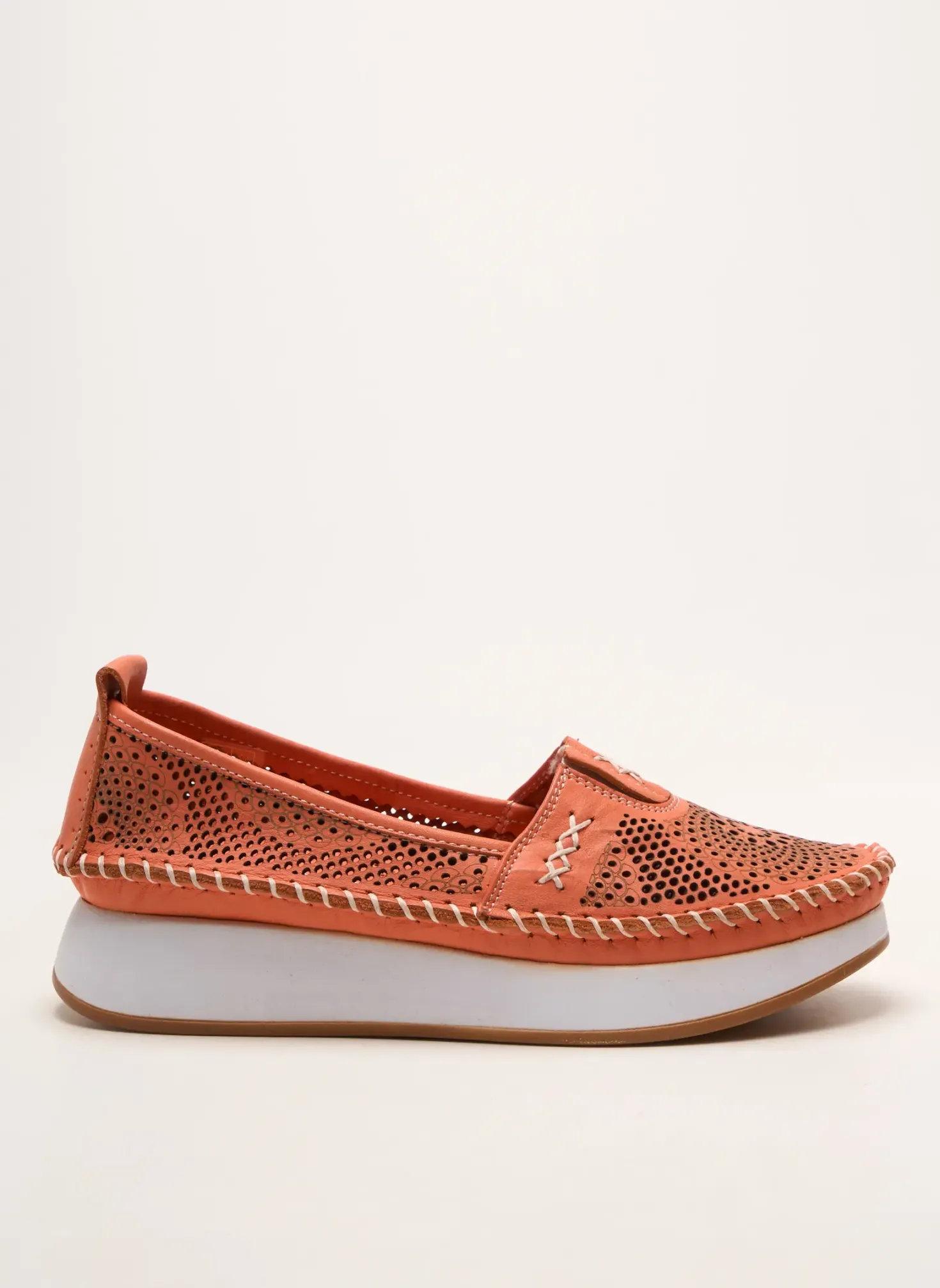 Ballerines Pedro Torres Orange Talon De 4 À 6cm