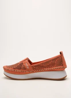 Ballerines Pedro Torres Orange Talon De 4 À 6cm