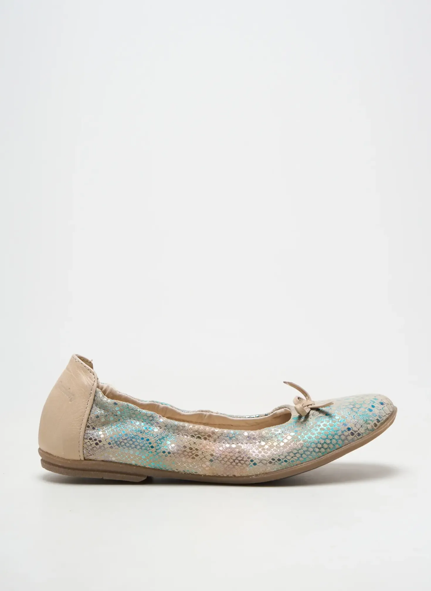 Ballerines Ramdam Beige Talon Plat Jusqu'à 3cm