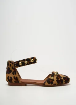 Ballerines Virginie Darling Marron Talon Plat Jusqu'à 3cm