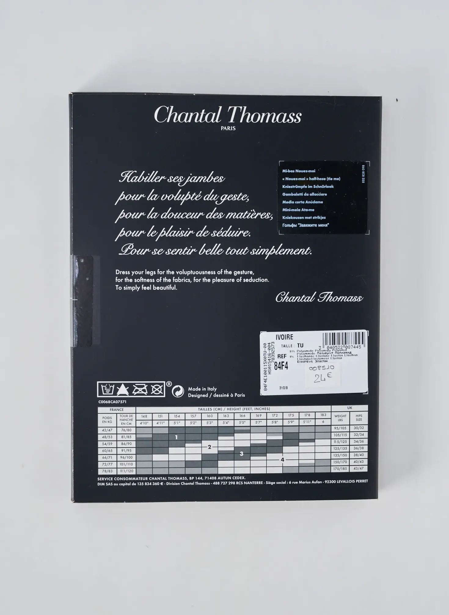 Bas Chantal Thomass Blanc