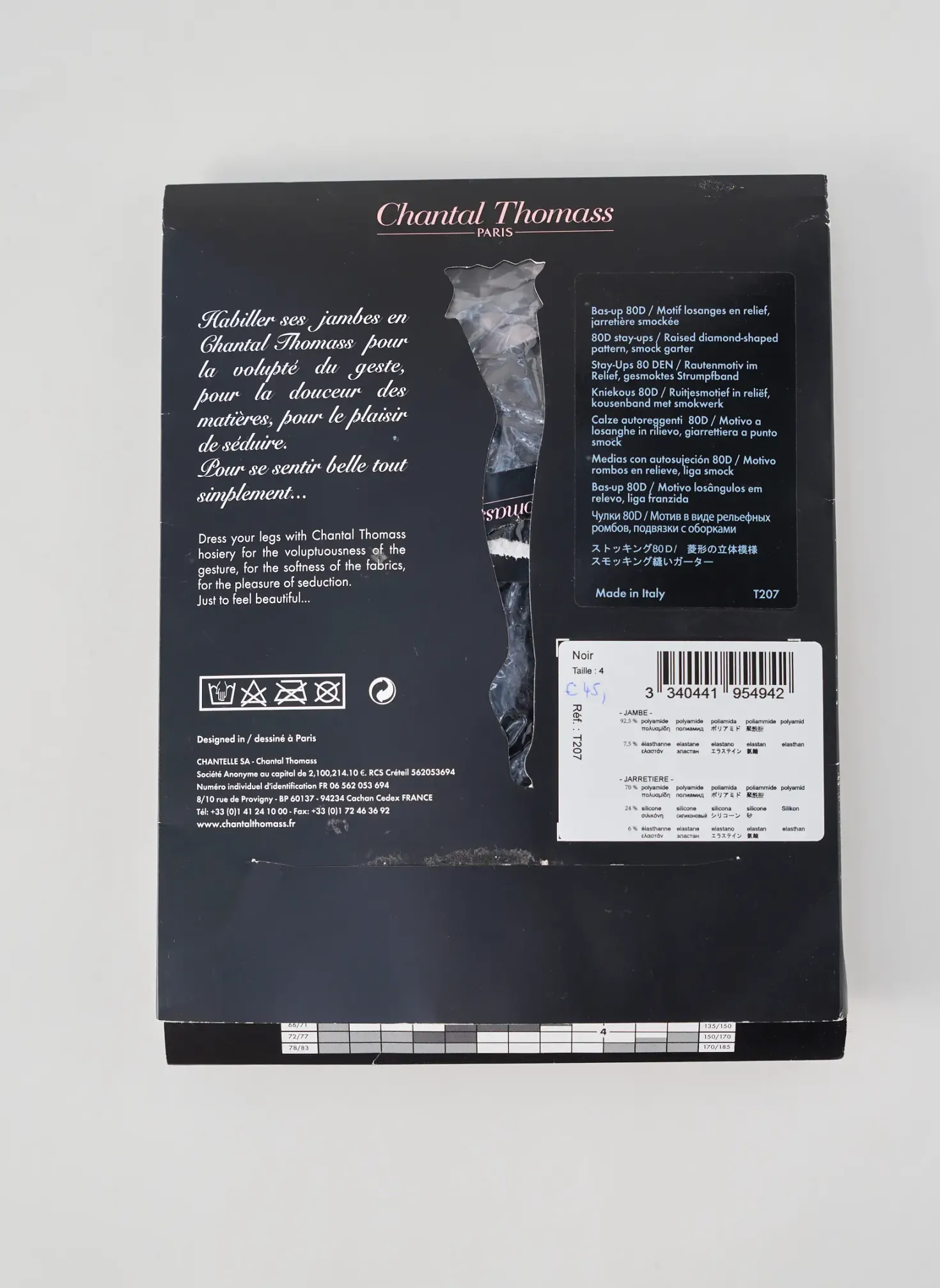 Bas Chantal Thomass Noir