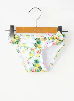 Bas De Maillot De Bain Lagon Bleu Blanc