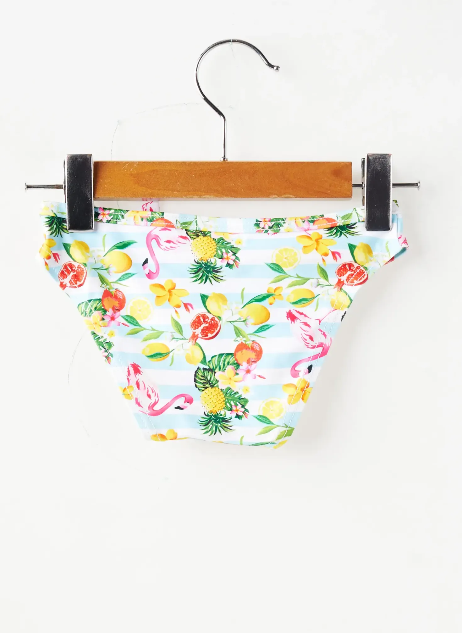 Bas De Maillot De Bain Lagon Bleu Blanc