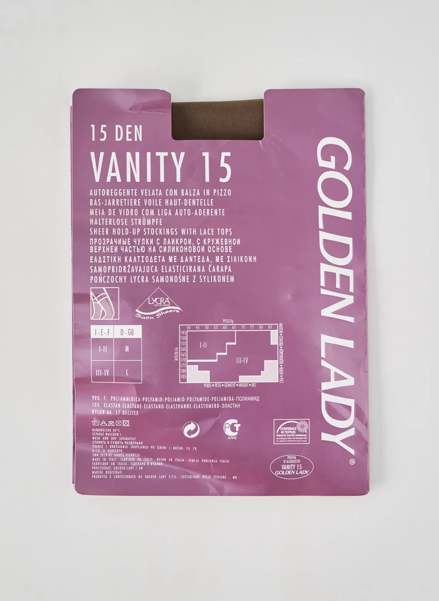 Bas Golden Lady Marron