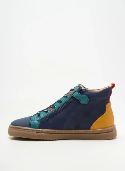 Baskets Acebos Bleu Bout Rond